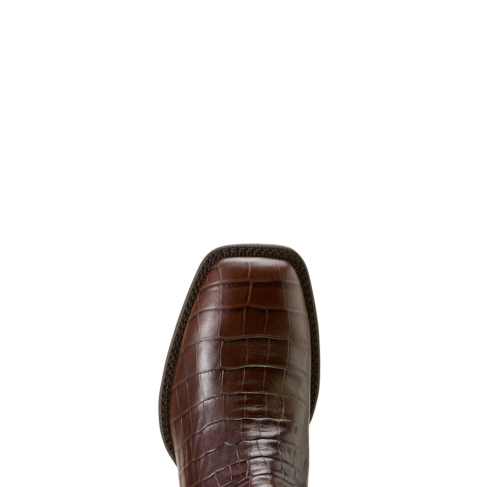 Ariat Mens Booker Chelsea Wide Square Toe Western Boots (10074162) Chocolate Croc Print - Image 4