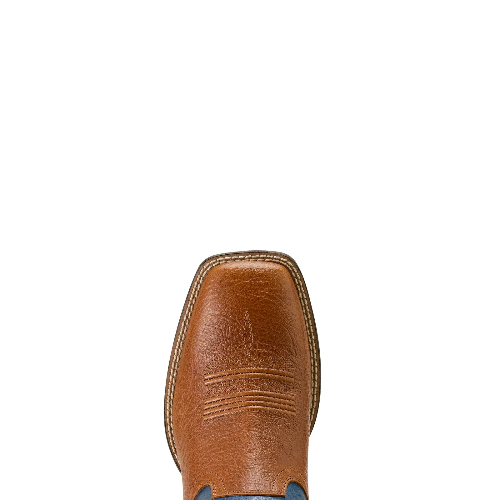 Ariat Mens Captivate Western Boots (10064043) Red Oak/Deep Blue - Image 4