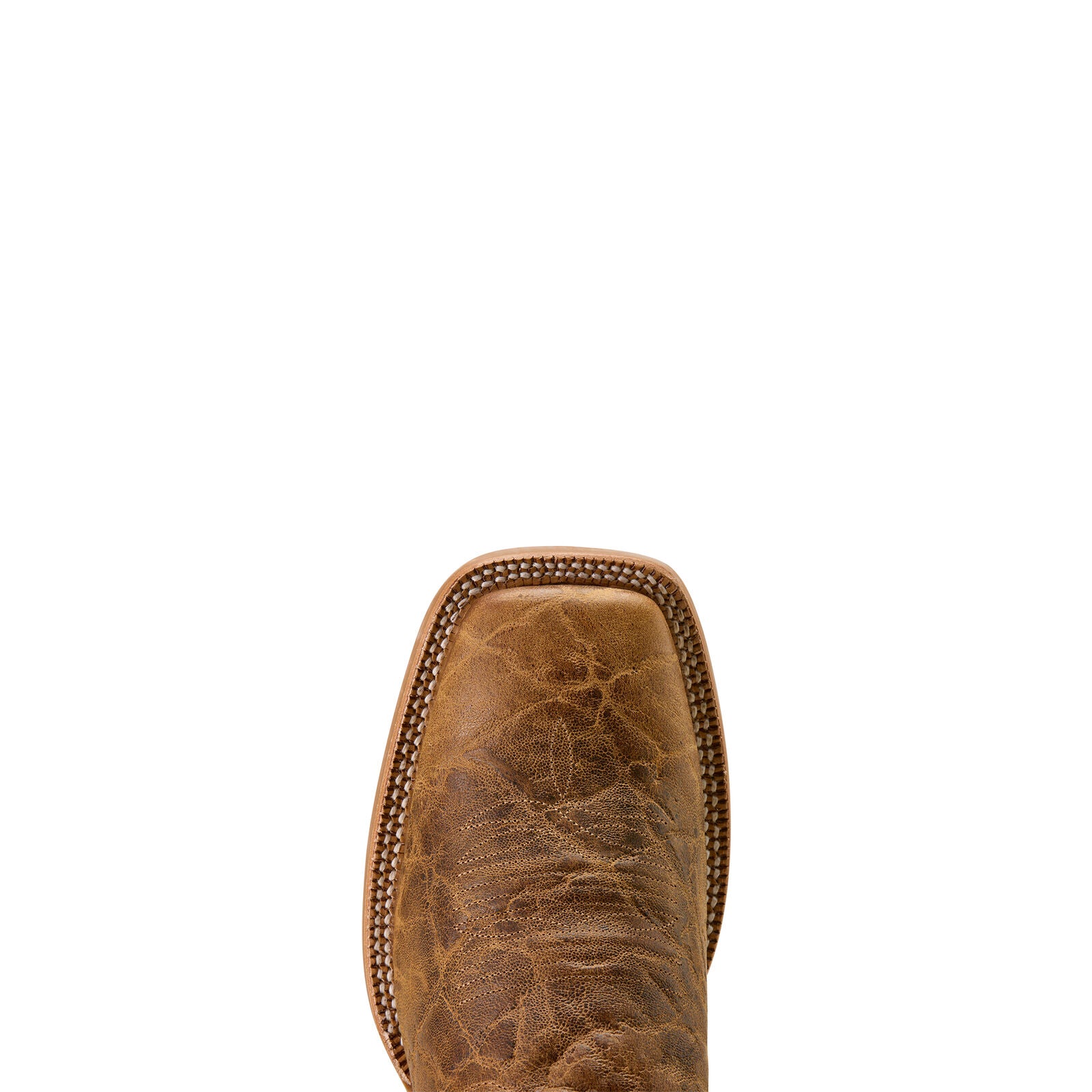 Ariat Mens Cowhand Wide Square Toe Western Boots (10074153) Tan/True Black - Image 4