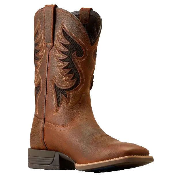 Ariat Mens Cowpuncher VentTEK Western Boots (10051035) Brown Oiled Rowdy - Image 4