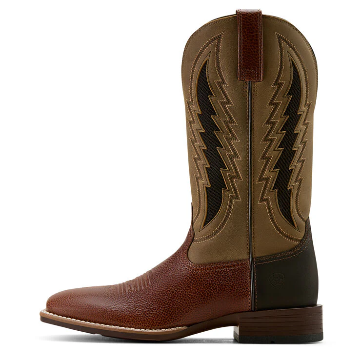 Ariat Mens Dakota VentTEK Western Boots (10061163) Beasty Brown/Brown Bomber - Image 2