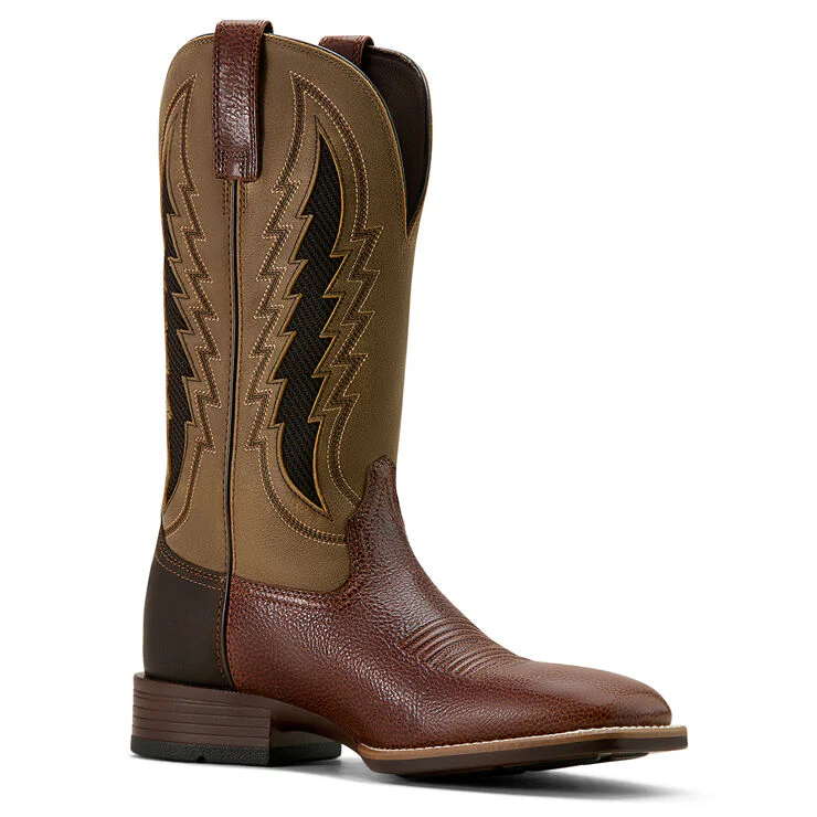 Ariat Mens Dakota VentTEK Western Boots (10061163) Beasty Brown/Brown Bomber - Image 6