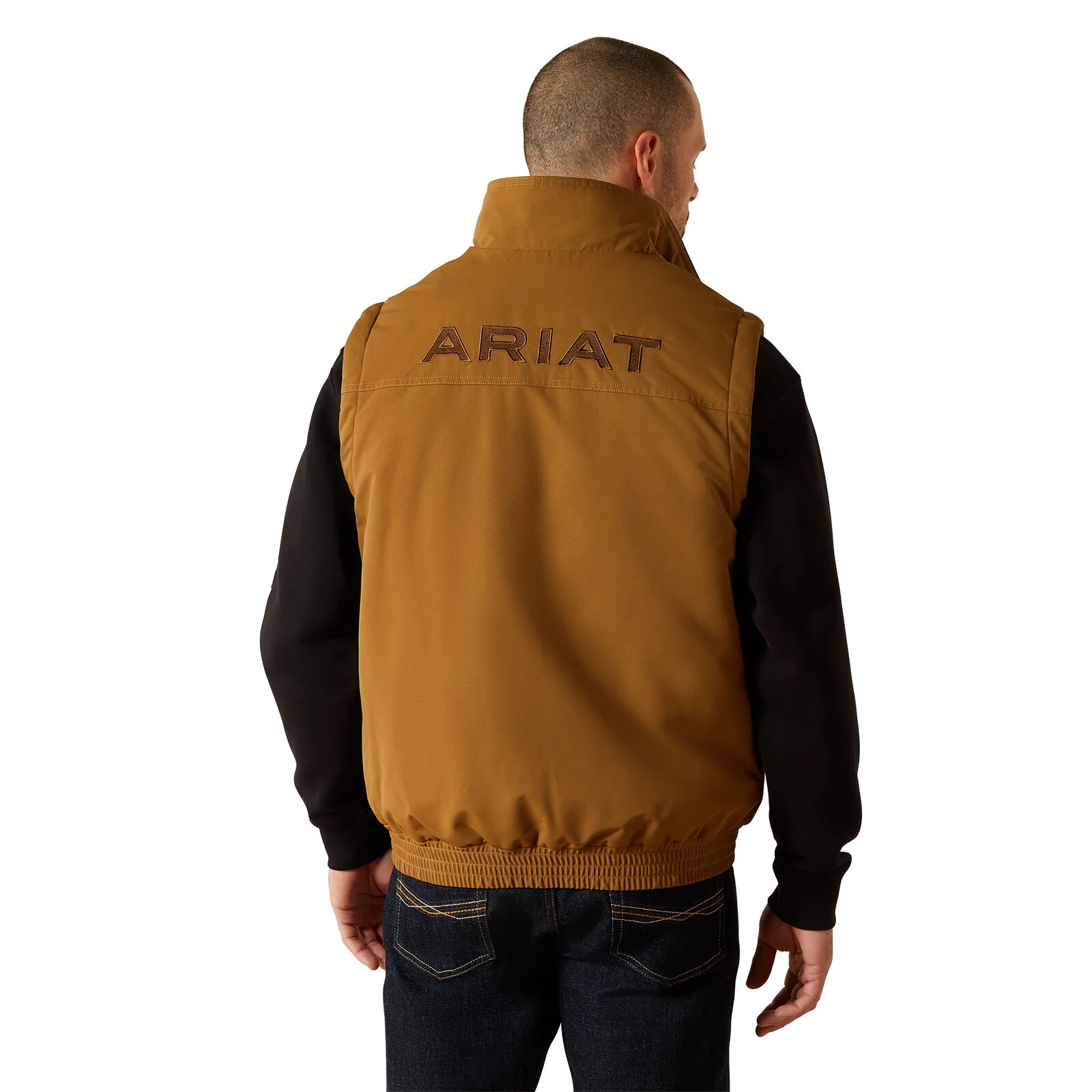 Ariat Mens Field Insulated Vest (10062516) Khaki - Image 2