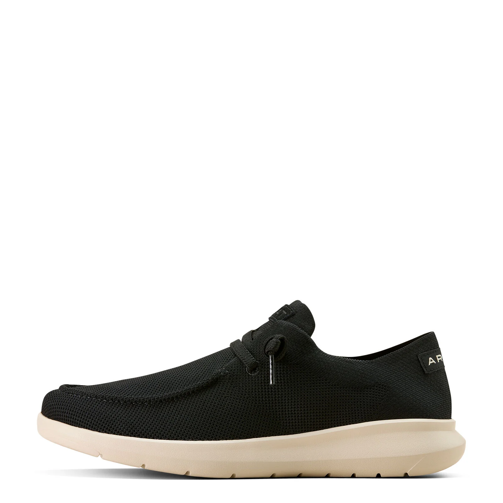 Ariat Mens Hilo Shoes (10074269) Black Knit - Image 2