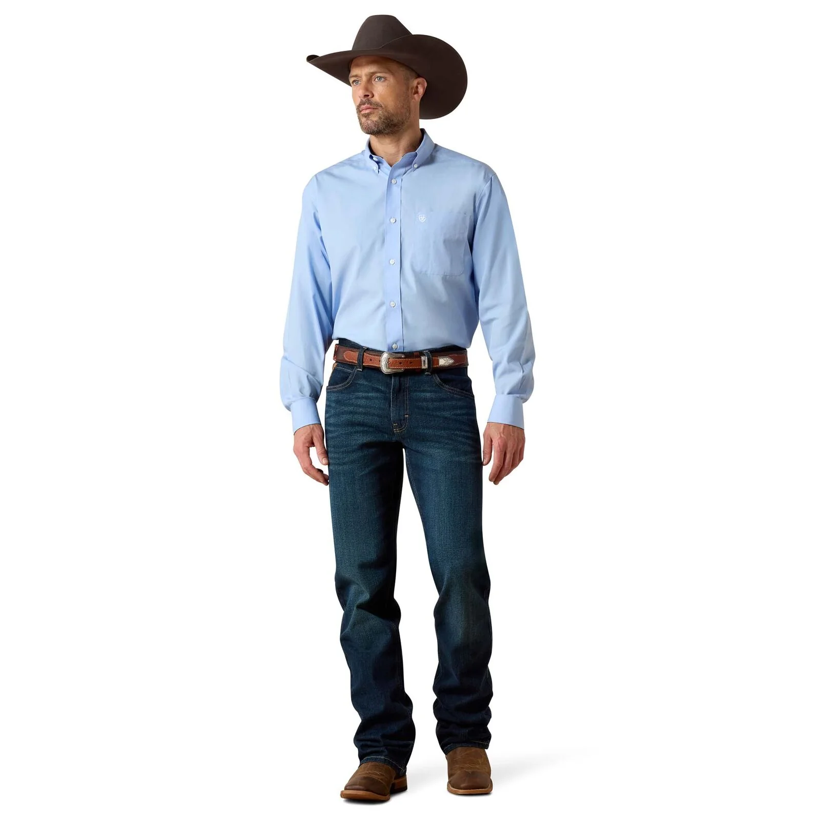 Ariat Mens M5 Stretch Straight Leg Jeans (10022784) Legacy Durham - Image 6