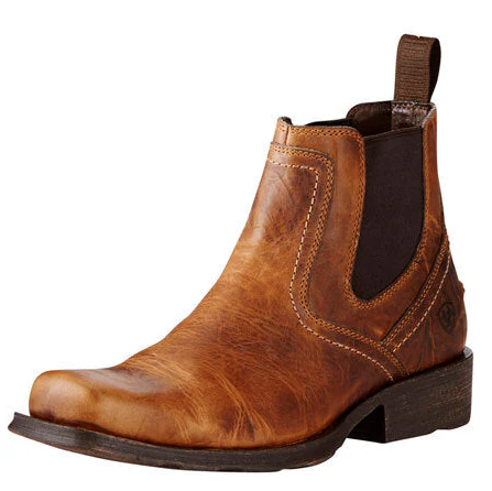 Ariat Mens Midtown Rambler Western Boots (10019868) Barn Brown