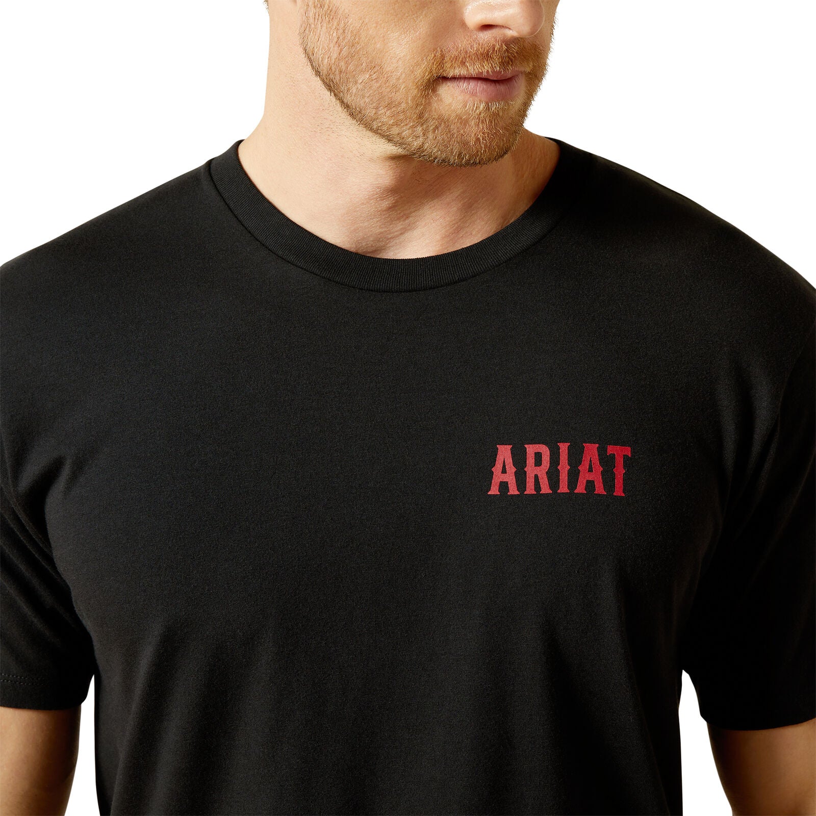 Ariat Mens Nab Mountain S/S Tee (10062411) Black - Image 3