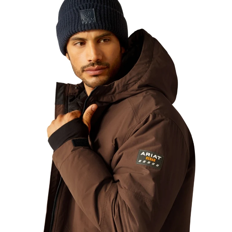 Ariat Mens Rebar Cordura Ripstop Insulated Jacket (10052945) Aztec - Image 4