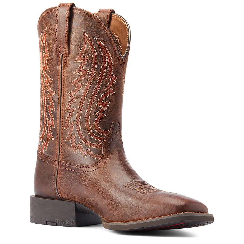 Ariat Mens Sport Big Country Western Boots (10044561) Almond Buff - Image 6