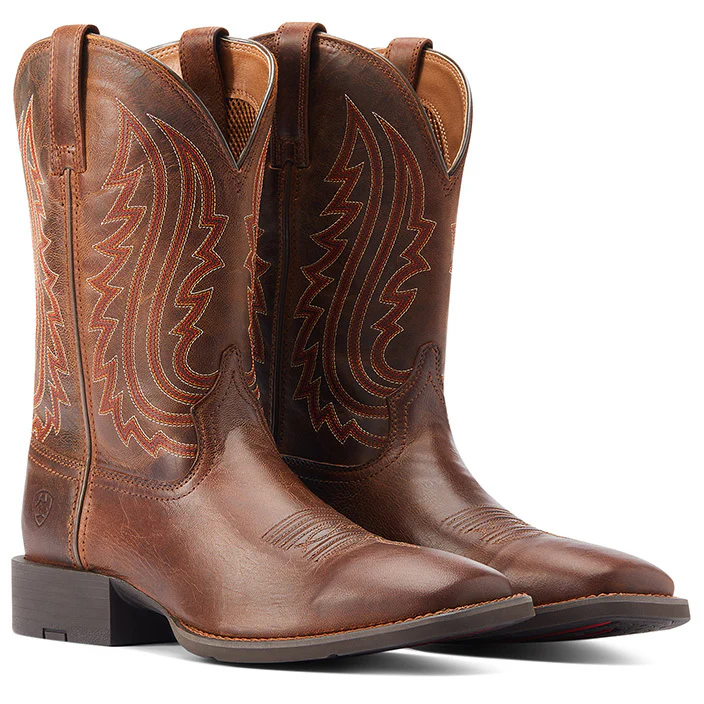 Ariat Mens Sport Big Country Western Boots (10044561) Almond Buff - Image 7