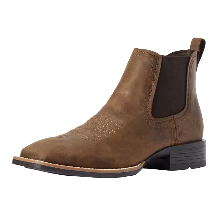 Ariat Mens Sport Booker Western Boots (10031452) Distressed Tan