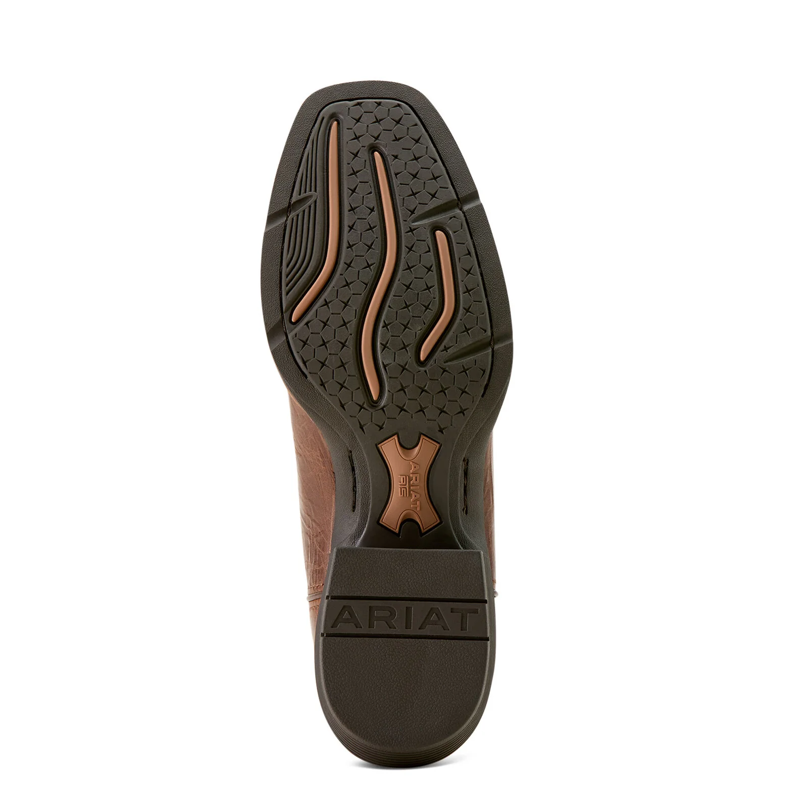 Ariat Mens Sport Narrow Cutter Toe Western Boots (10063959) Dark Tan - Image 5