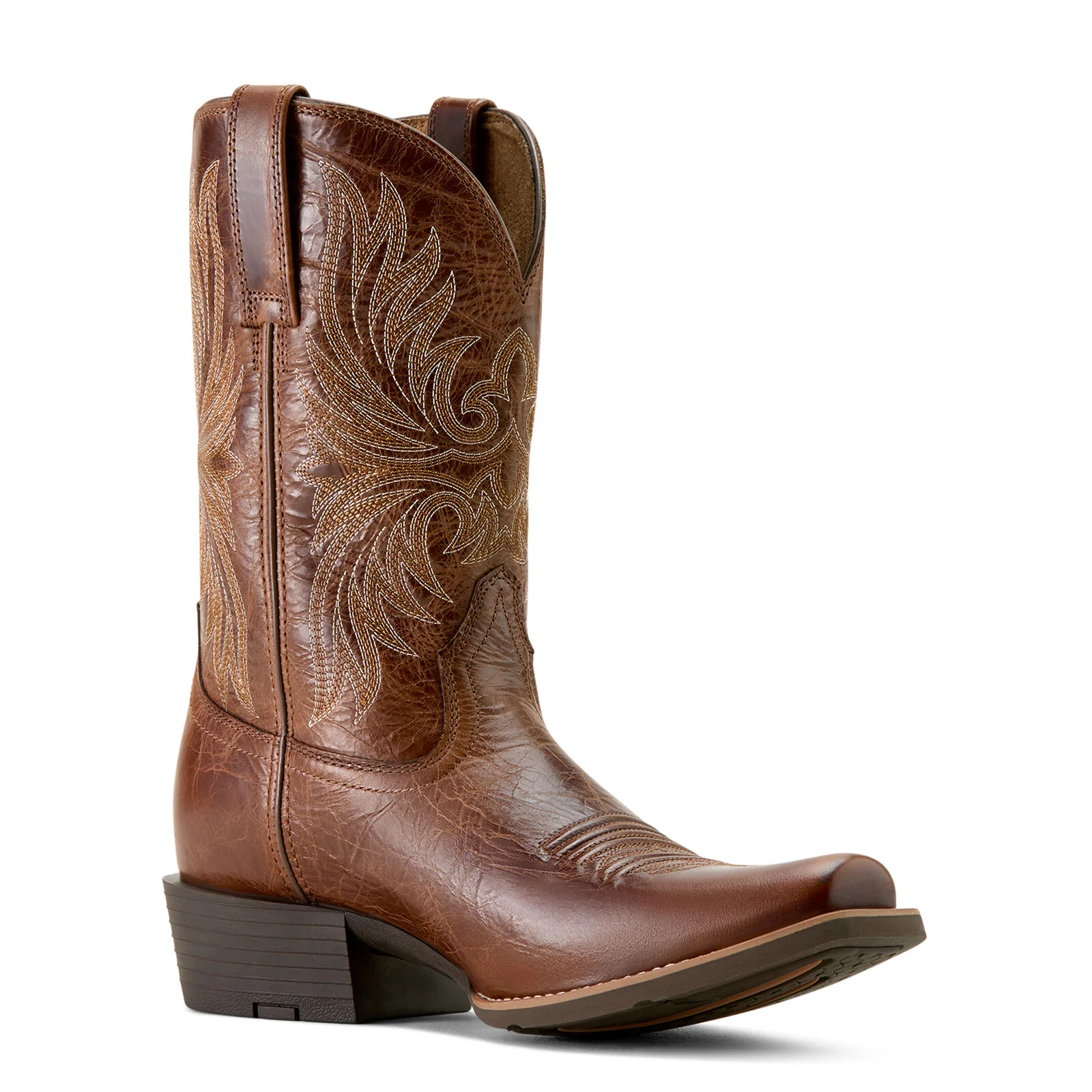 Ariat Mens Sport Narrow Cutter Toe Western Boots (10063959) Dark Tan - Image 6