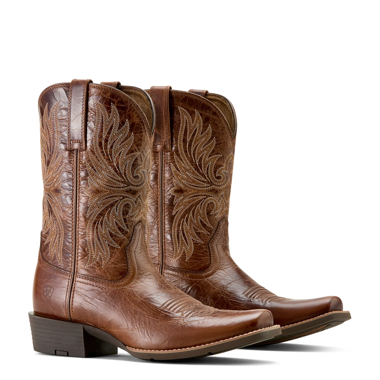 Ariat Mens Sport Narrow Cutter Toe Western Boots (10063959) Dark Tan - Image 7