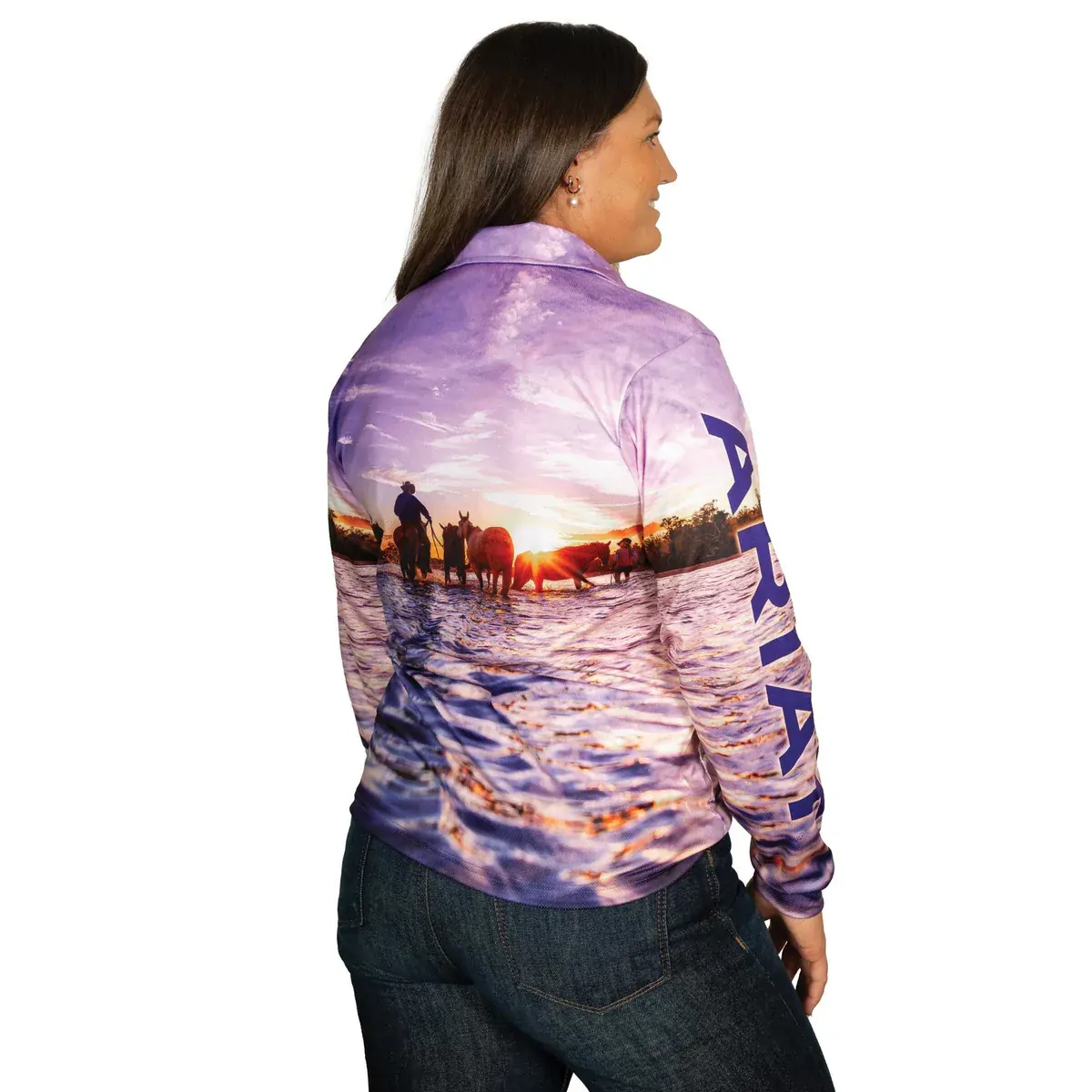 Ariat Unisex L/S Fishing Shirt (1009CLSP) Ariat Family - Image 3