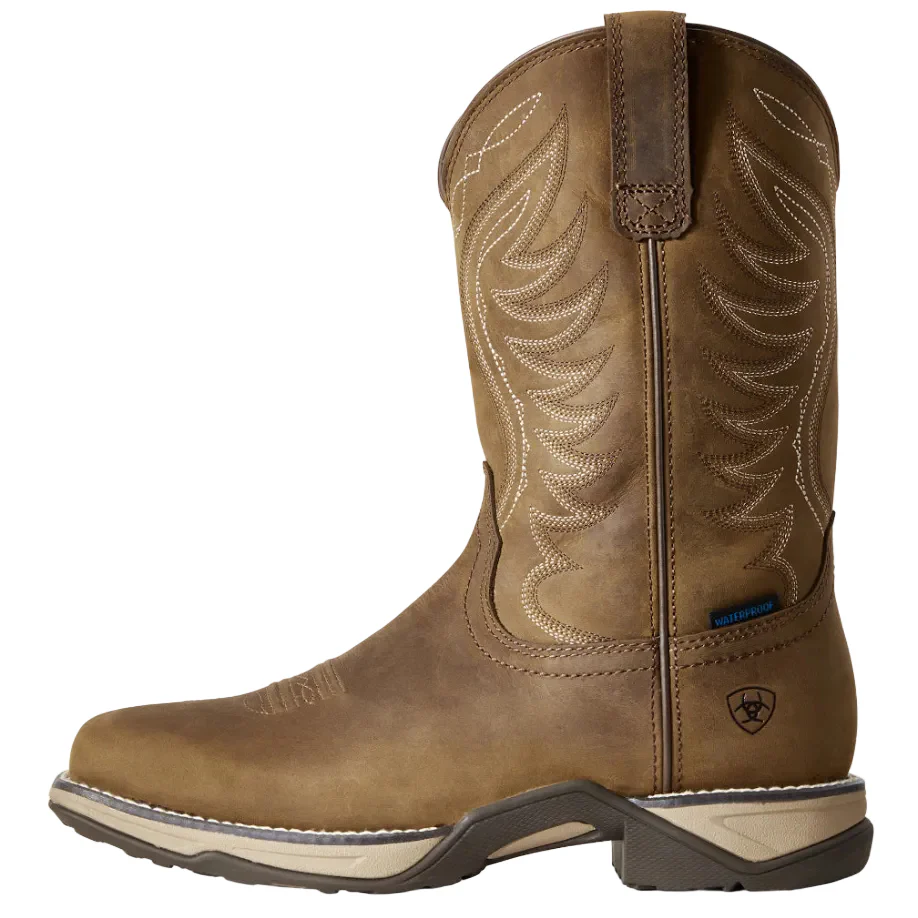 Ariat Womens Anthem H2O Western Boots (10029528) Distressed Brown - Image 3