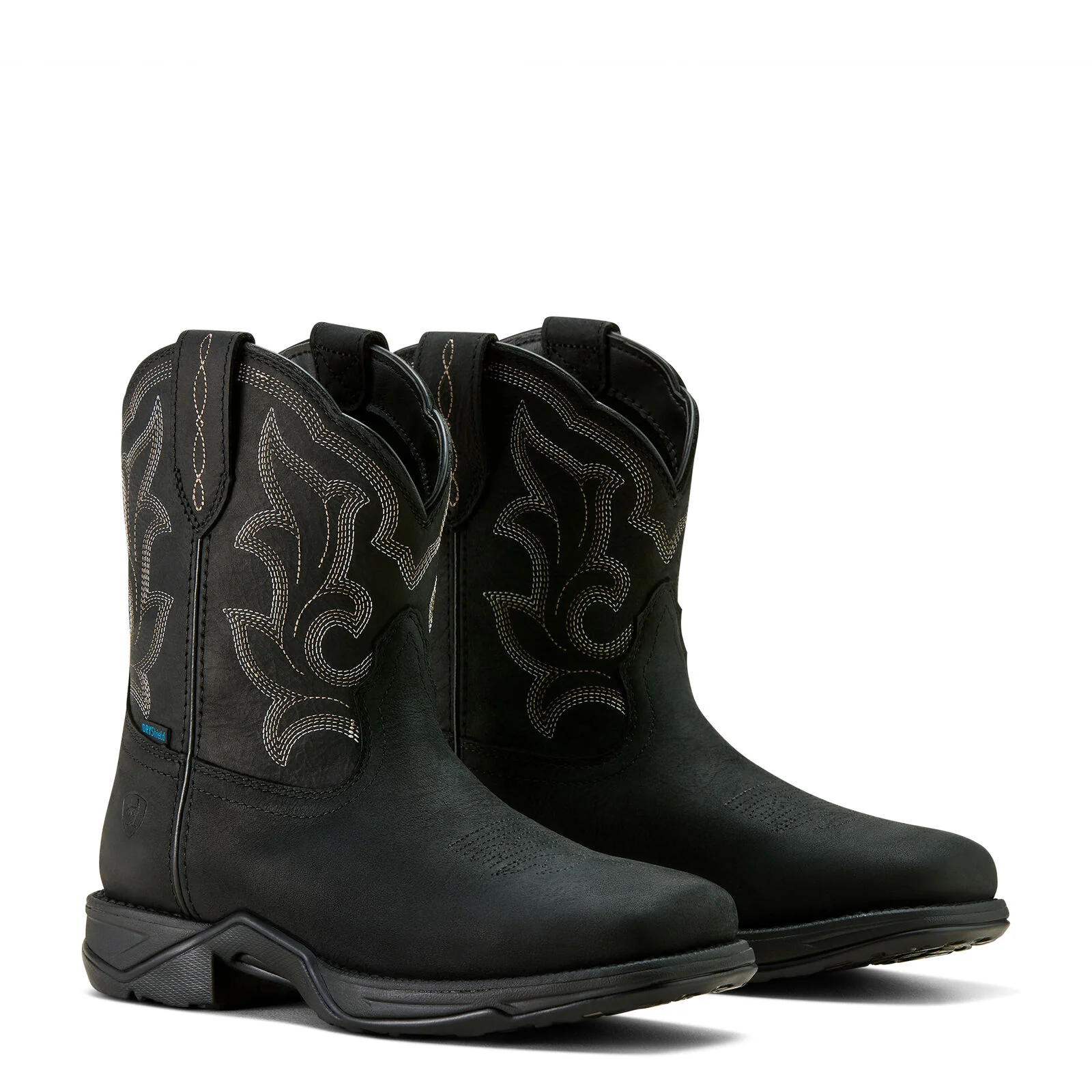 Ariat Womens Anthem Shortie II H2O Western Boots (10063997) Bear Black - Image 7