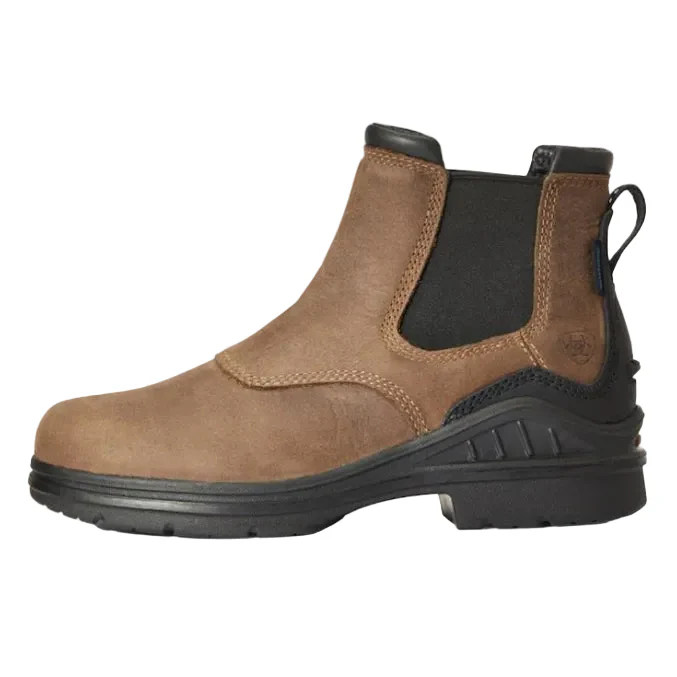 Ariat Womens Barnyard Twin Gore II H2O Western Boots (10033862) Antique Brown - Image 2