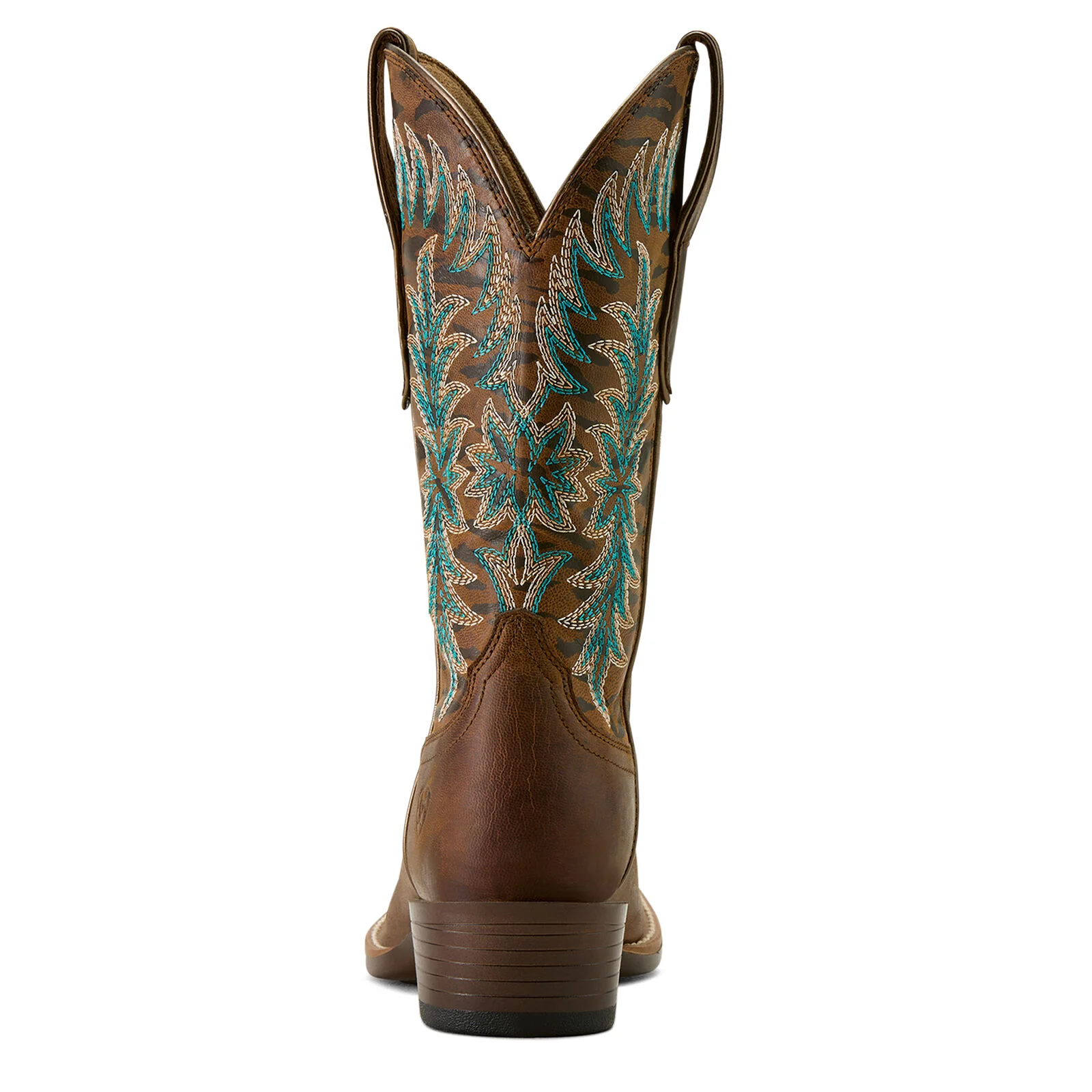 Ariat Womens Beaumont Western Boots (10063900) Sassy Brown/Gilded Tiger Print - Image 3