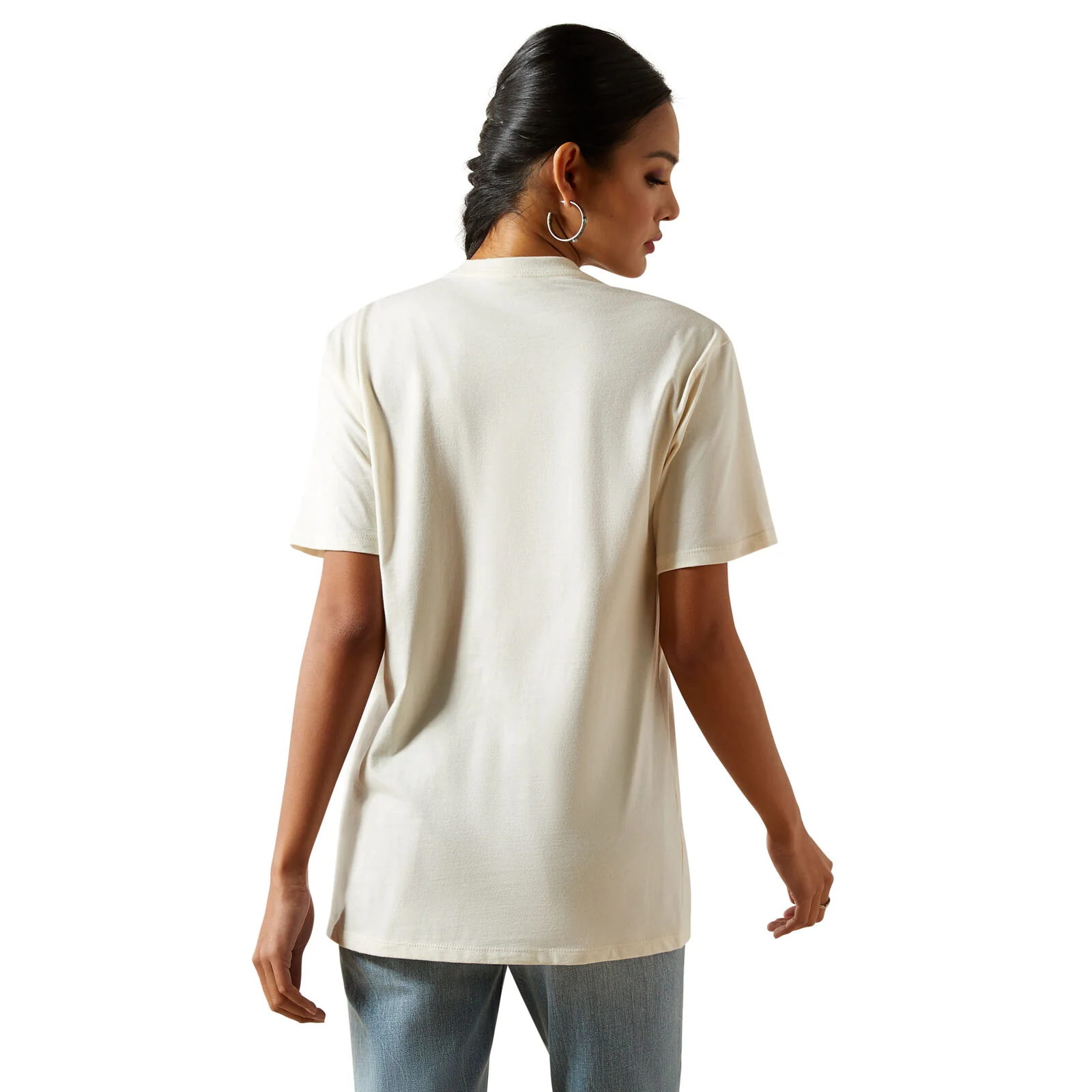 Ariat Womens Classic Rodeo S/S Tee (10062433) Natural - Image 3