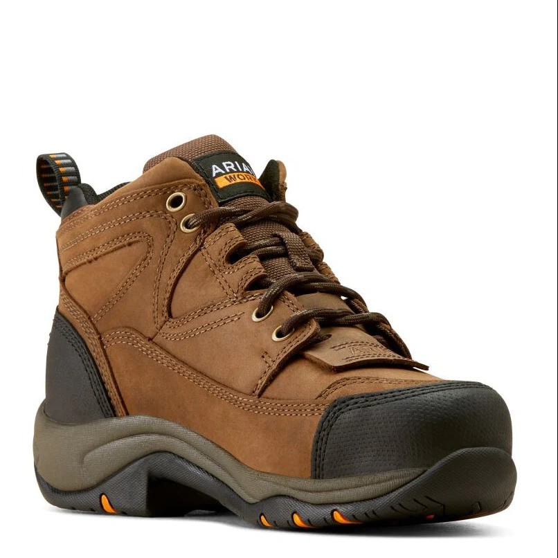 Ariat Work Range Womens DuraTerrain H2O Steel Toe Shoes (10047763) Distressed Brown - Image 6