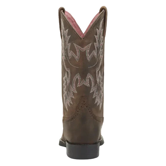 Ariat Womens Heritage Stockman Western Boots (10001605) Driftwood Brown - Image 3