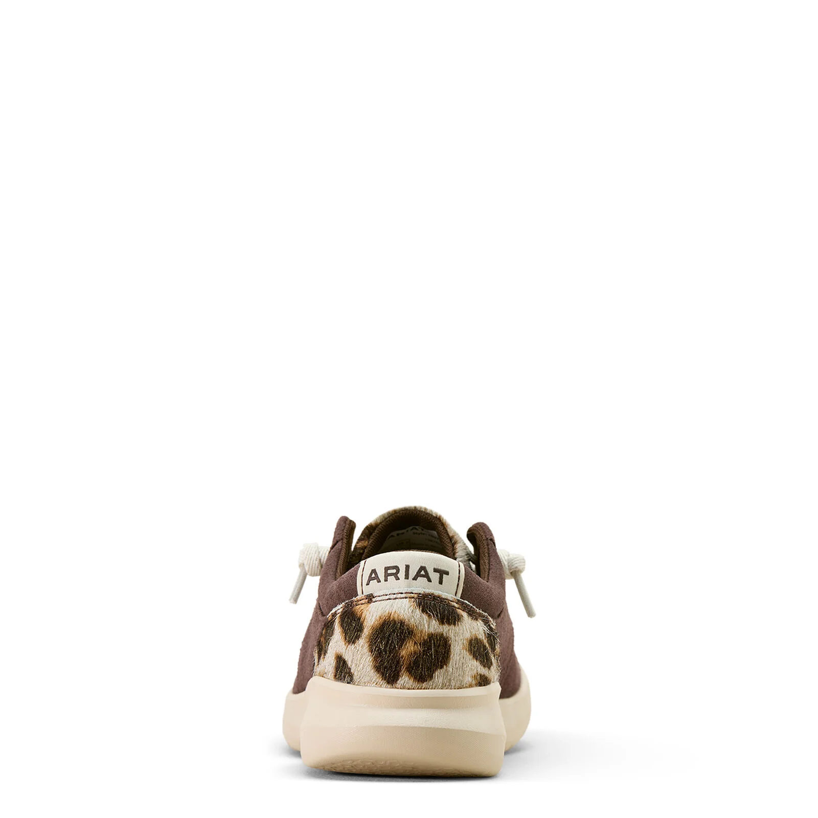 Ariat Womens Hilo Shoes (10074344) Smoke/Gilded Leopard Hair On - Image 3