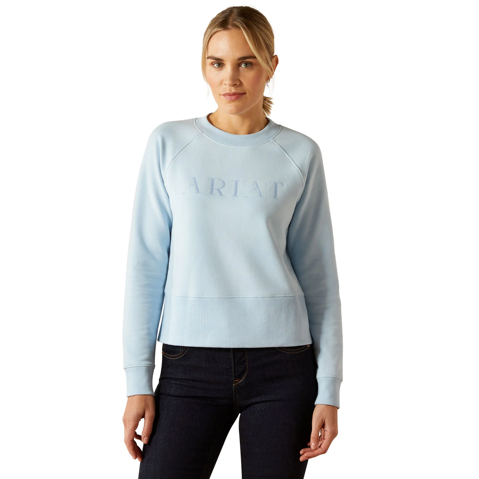 Ariat Womens Martine Sweatshirt (10062861) Skyway