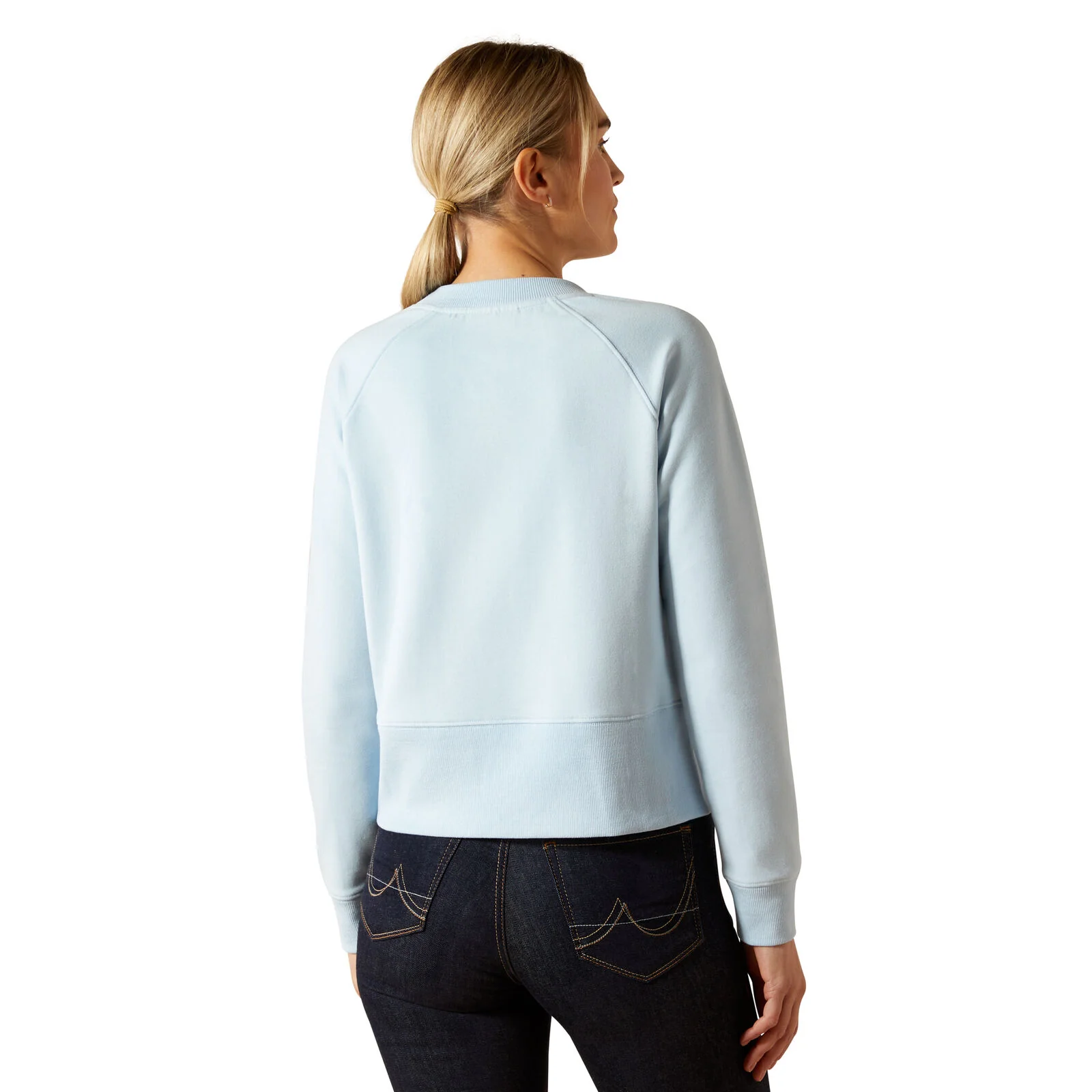 Ariat Womens Martine Sweatshirt (10062861) Skyway - Image 2