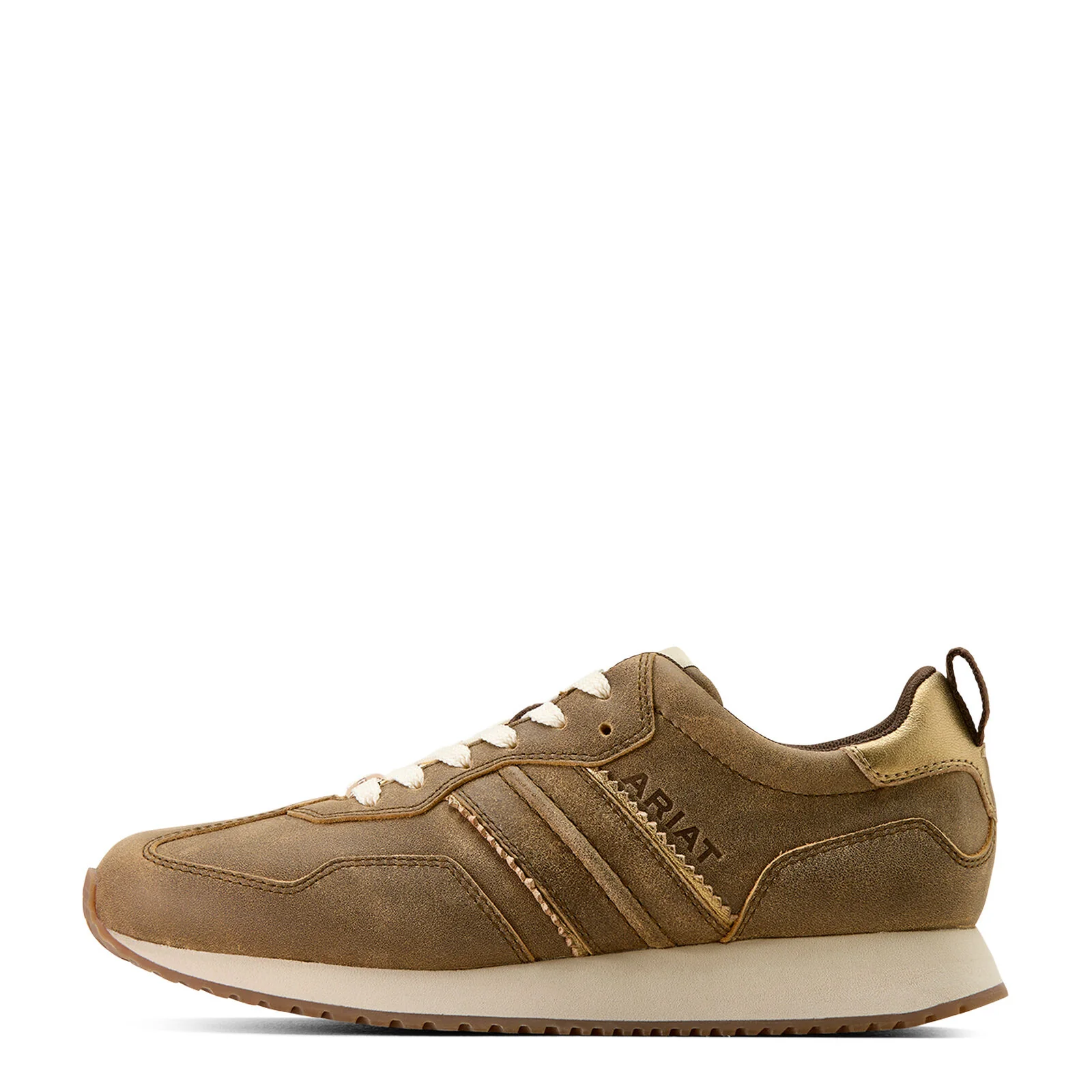Ariat Womens Ranch Runner Shoes (10074337) Brown Bomber - Image 2