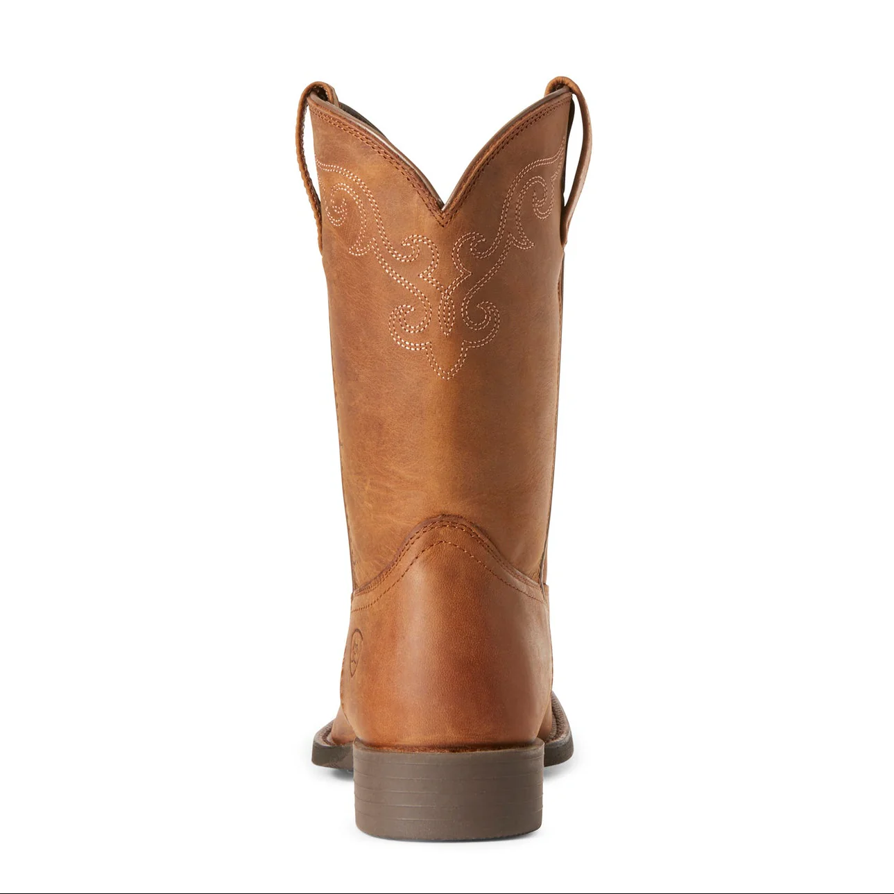 Ariat Womens Roper Wide Square Toe Western Boots (10027383) Distressed Brown - Image 2