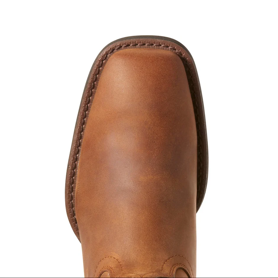 Ariat Womens Roper Wide Square Toe Western Boots (10027383) Distressed Brown - Image 5