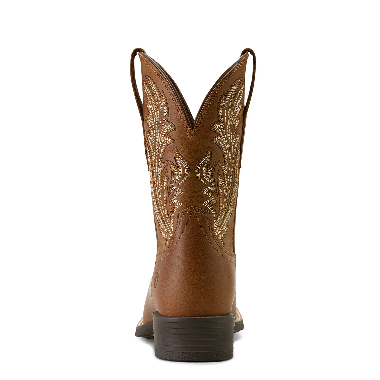 Ariat Womens Round Up Filly Western Boots (10064074) Sorrel Crunch - Image 3