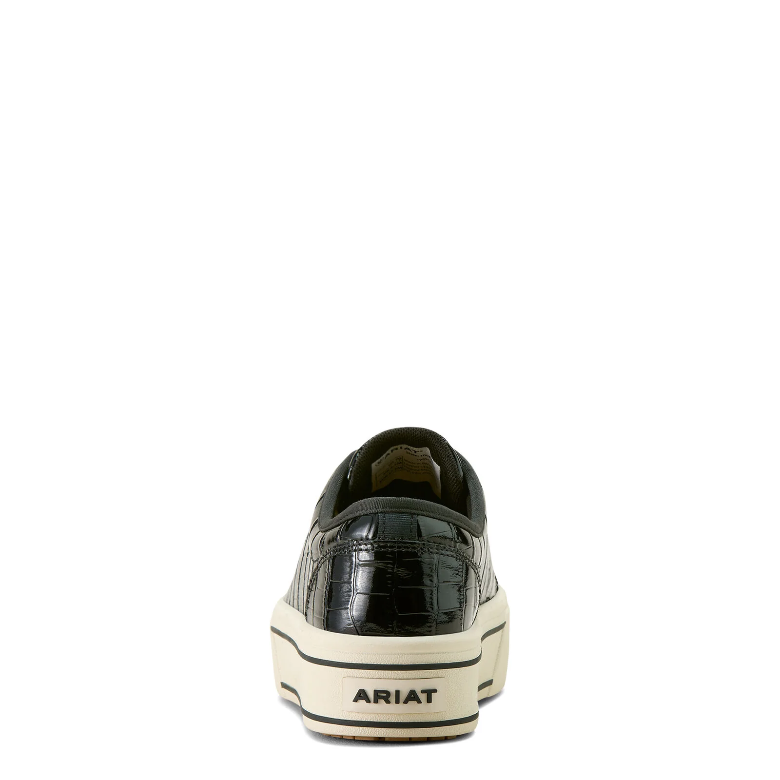 Ariat Womens Skylar Shoes (10063889) Luxe Caviar Croc Print - Image 3