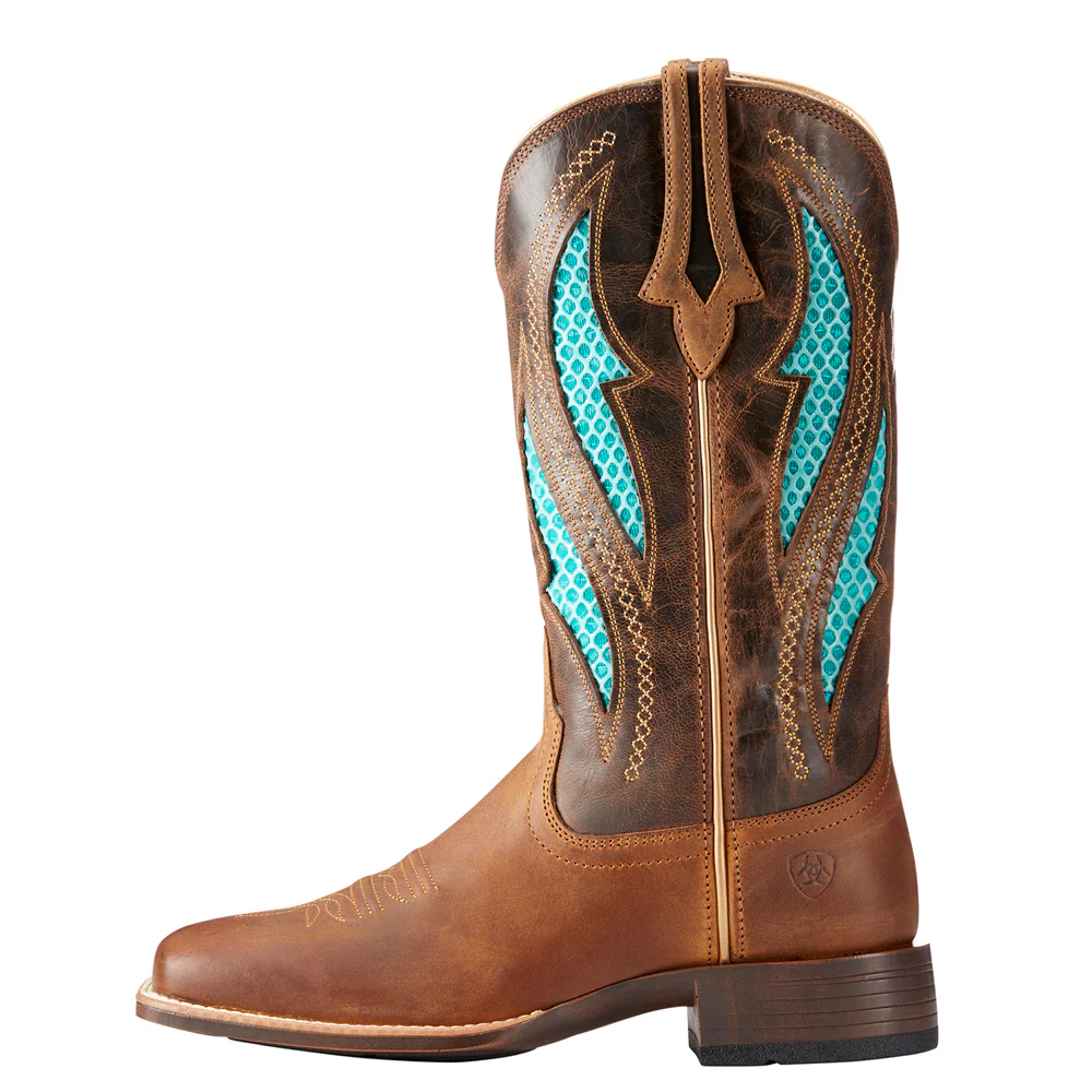 Ariat Womens VentTEK Ultra Western Boots (10023146) Distressed Brown/Silly Brown - Image 2