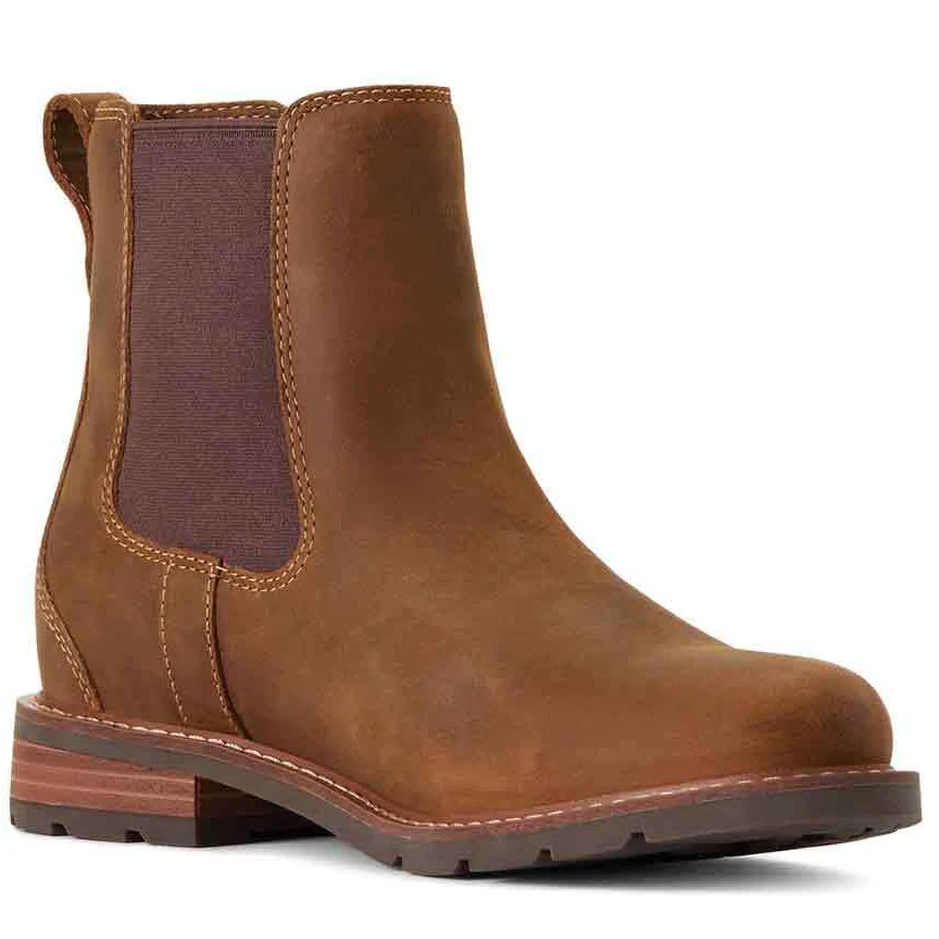 Ariat Womens Wexford H2O Western Boots (10033941) Weathered Brown - Image 3