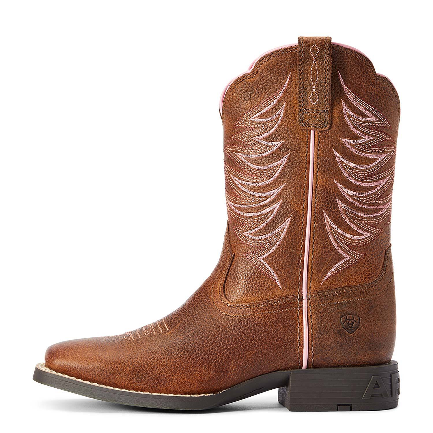 Ariat Youth Firecatcher Western Boots (10042413) Rowdy Brown - Image 2