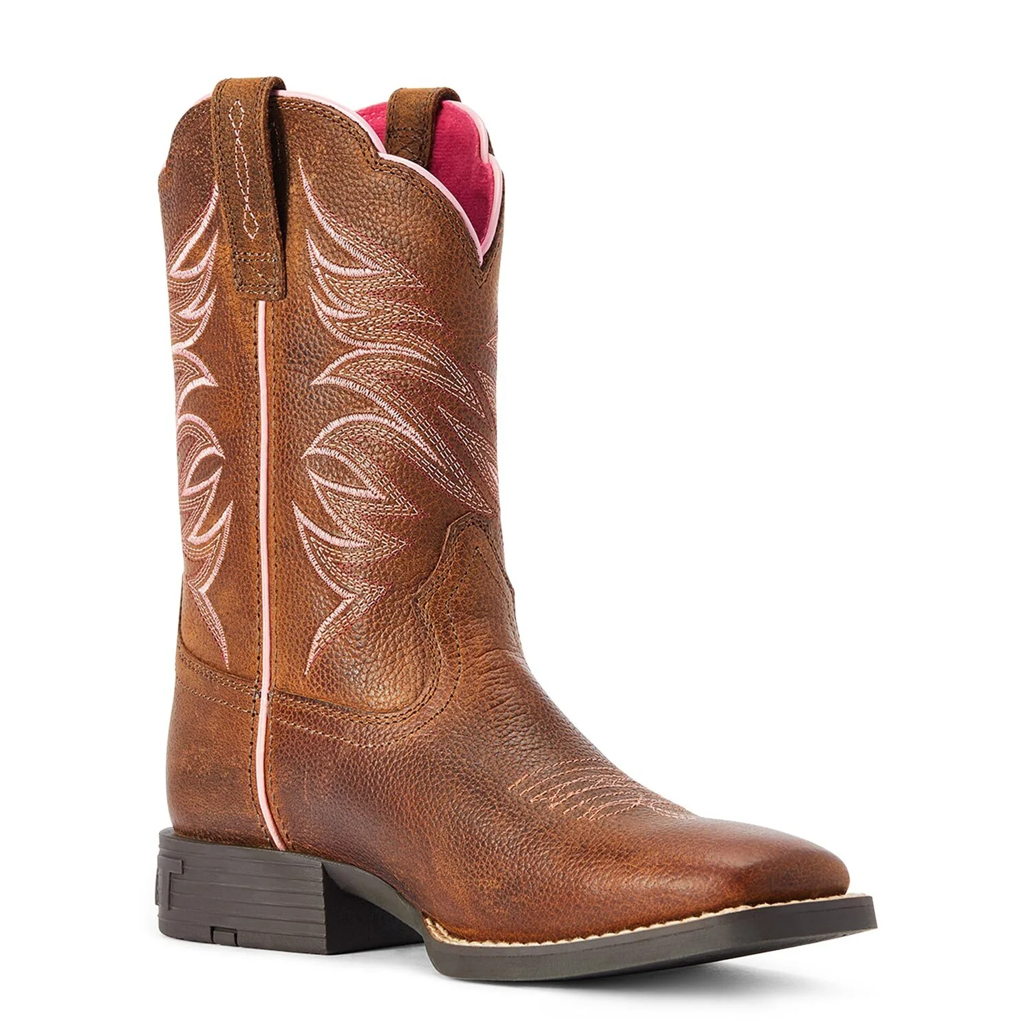 Ariat Youth Firecatcher Western Boots (10042413) Rowdy Brown - Image 4