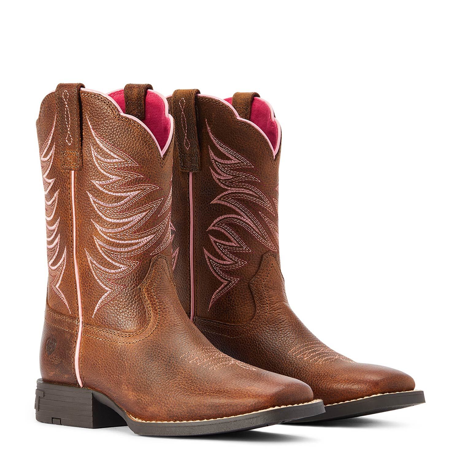 Ariat Youth Firecatcher Western Boots (10042413) Rowdy Brown - Image 5