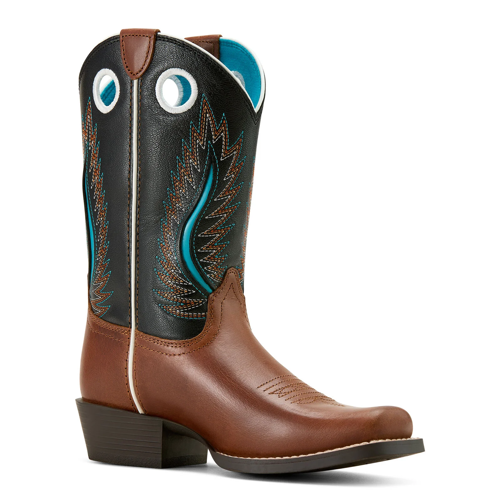 Ariat Youths Futurity Fort Worth Western Boots (10061206) Coyote Brown/Madison Avenue [SD] - Image 4
