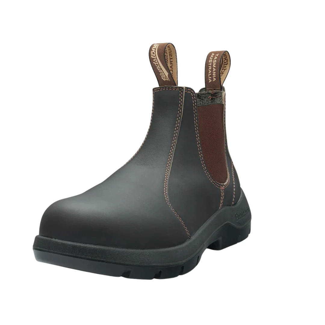 Blundstone Mens WorkLife Elastic Side Boots (700) Stout Brown - Image 5