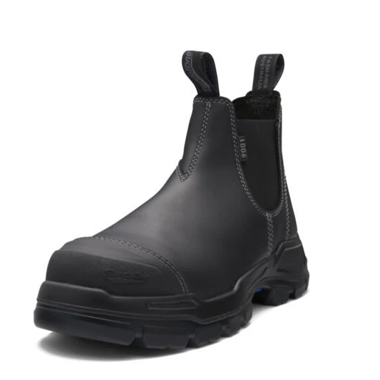 Blundstone Unisex Rotoflex PUR-Safety Elastic Sided V Cut Scuff Cap Boots (9001) Black