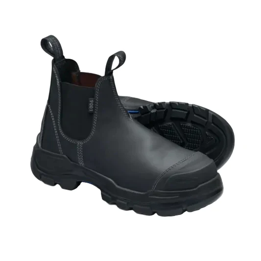 Blundstone Unisex Rotoflex PUR-Safety Elastic Sided V Cut Scuff Cap Boots (9001) Black - Image 6