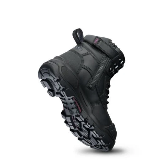 Blundstone Womens Rotoflex PUR-Safety 150mm Zip Lace Up Boots (9961) Black - Image 5
