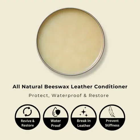 Bondi Beeswax All Natural Beeswax Leather Conditioner 100g (BBANLC001) - Image 3