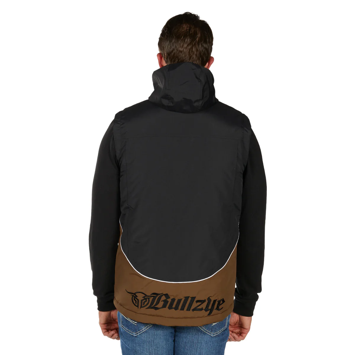 Bullzye Mens Bazooka Vest (B6W1604039) Black/Dark Tan - Image 5