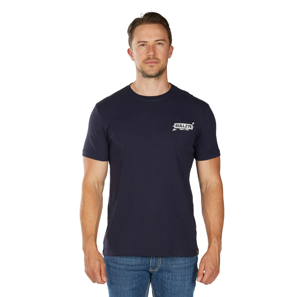 Bullzye Mens Brew S/S Tee (B6W1503507) Navy - Image 3