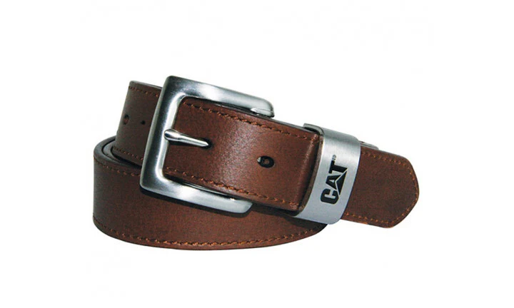 CAT Calderwood Leather Belt (2131005.635) Brown - Image 5