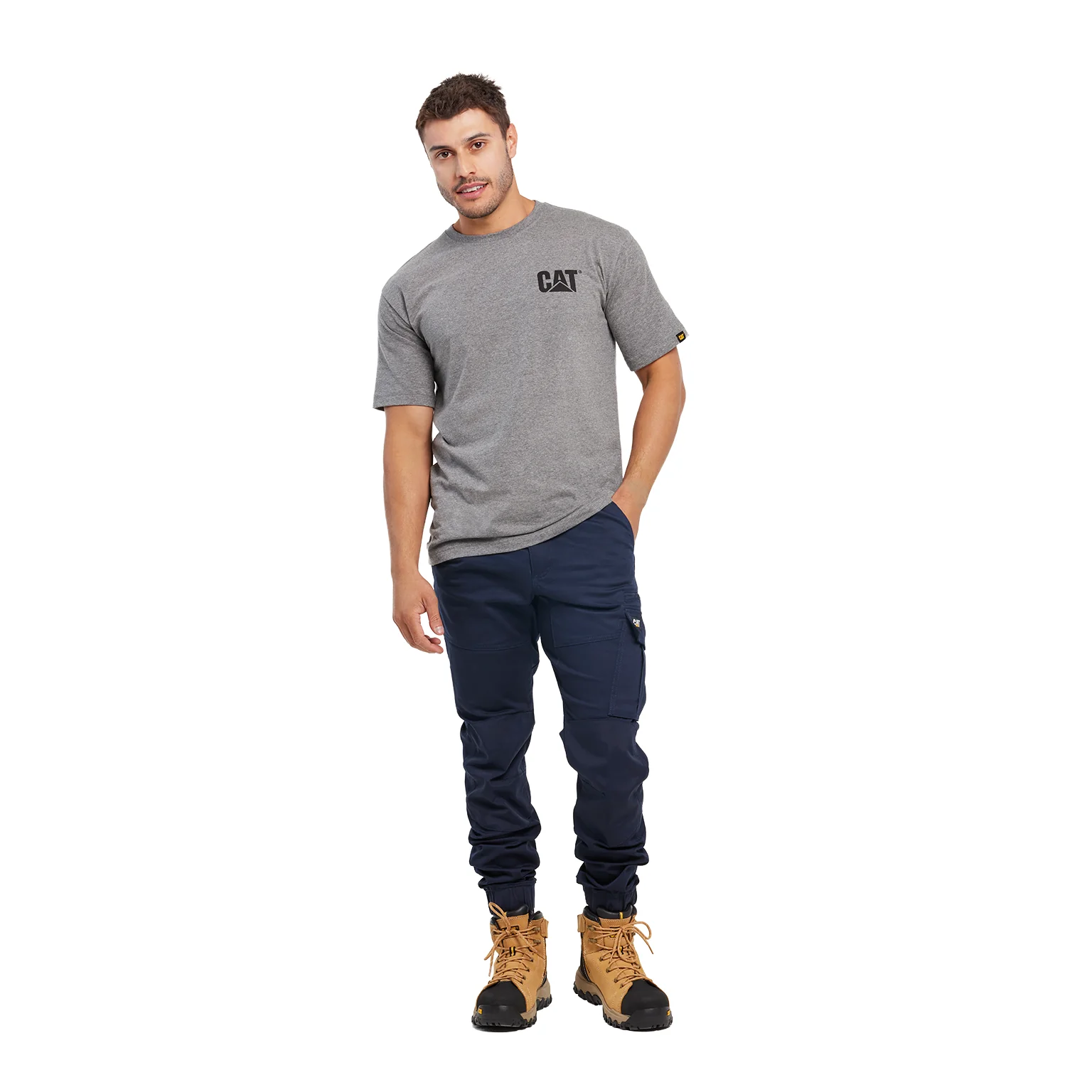 CAT Mens Cuffed Dynamic Pants (1080002.382) Navy - Image 5