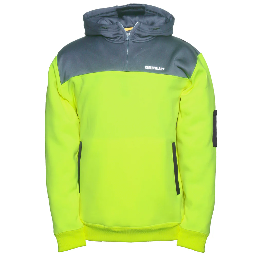 CAT Mens Hi Vis Hoodie (1910070) Yellow/Dark Shadow